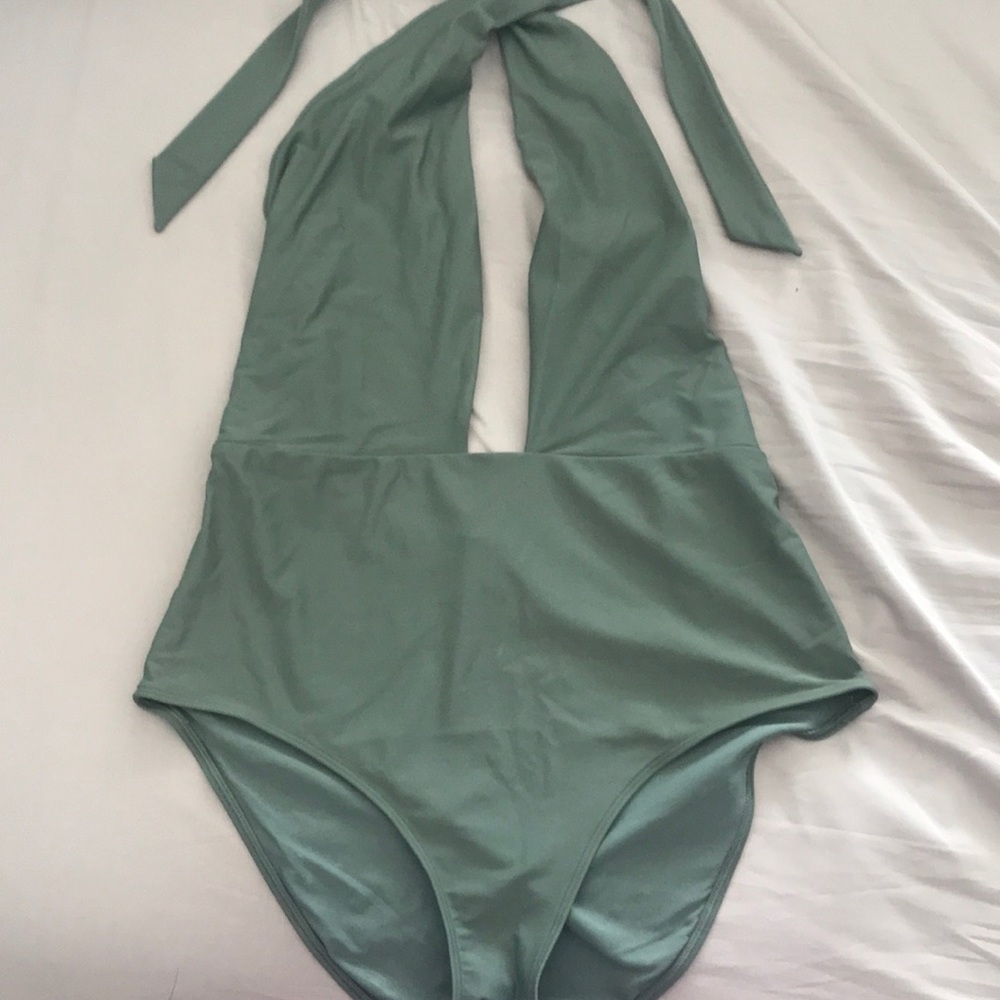 Aerie open back one piece